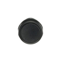 Pulsante compatto nero plastica non illuminato 1NO per impianti elettrici professionali