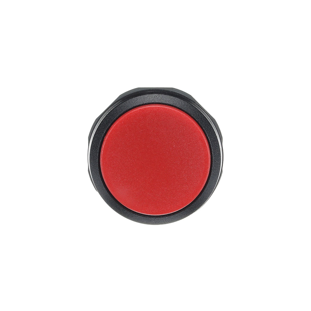 Pulsante comando compatto rosso non illuminato 2NC 300V per impianti elettrici controllo preciso