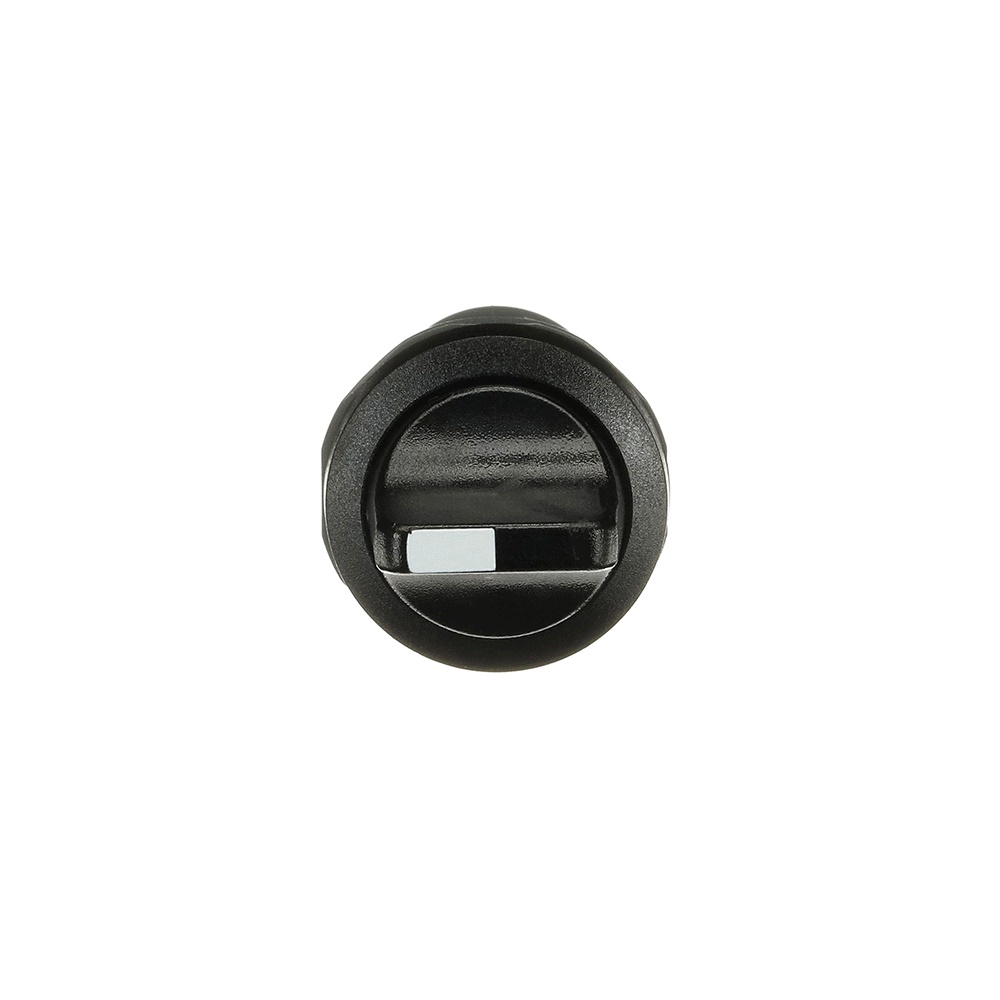 Selector Switch 2 posizioni mantenuto manopola corta nero plastica per impianti elettrici professionali e domestici