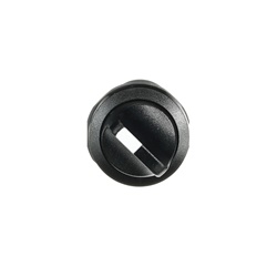 Selector Switch compatto 2 posizioni manopola corta nero 1NO+1NC uso industriale