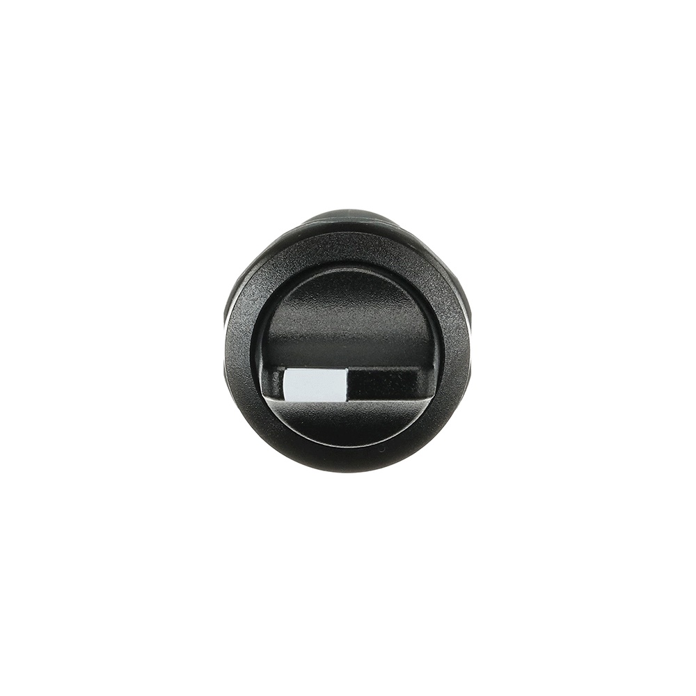 Selector Switch compatto 2 posizioni manopola nera per impianti elettrici industriali e civili