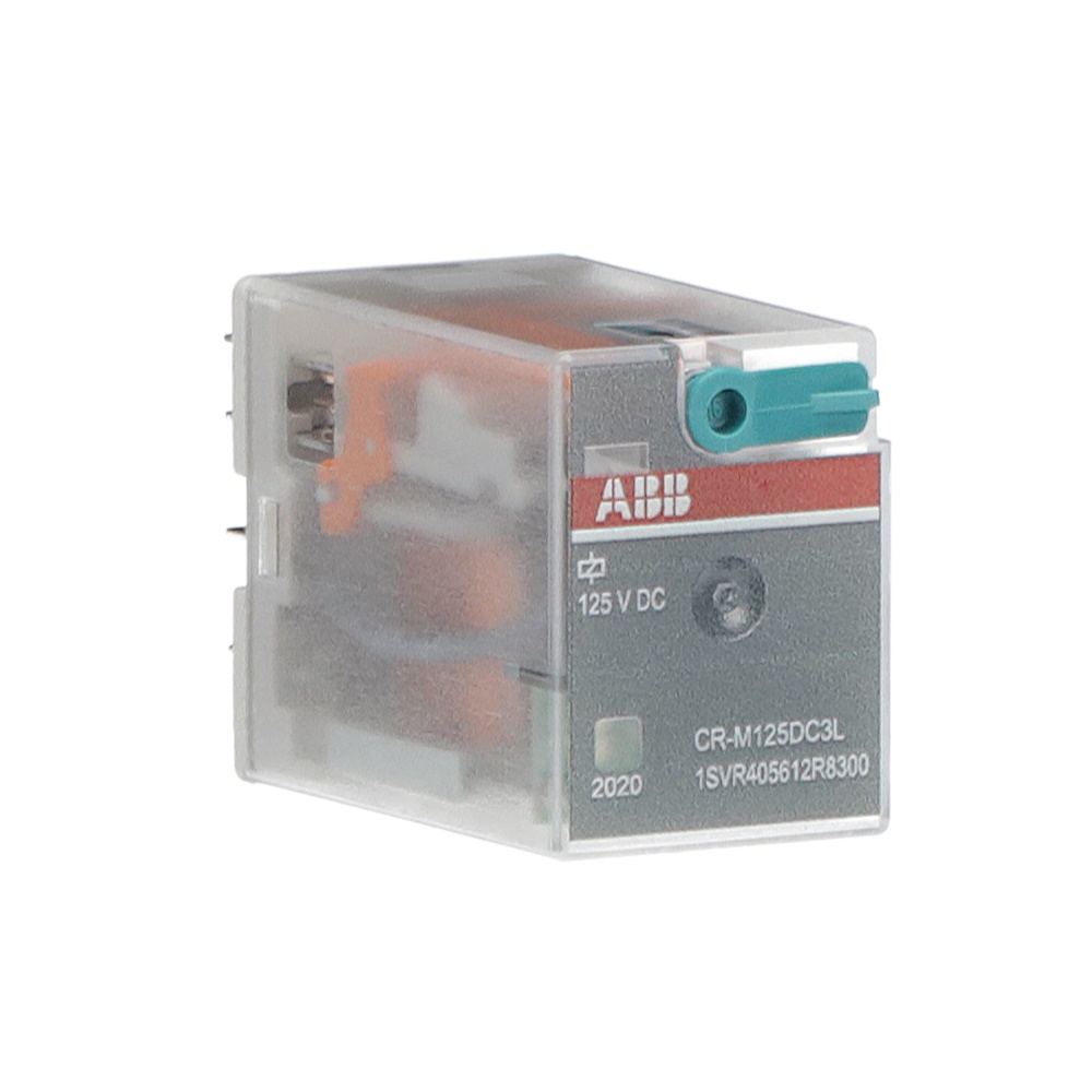 Relè interfaccia pluggable 3 contatti scambio 125 VDC 250 V 10 A per controllo circuiti elettrici