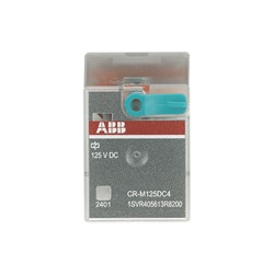 Relè interfaccia pluggable 125 VDC 4 contatti invertitori 250 V 6 A per automazione e controllo