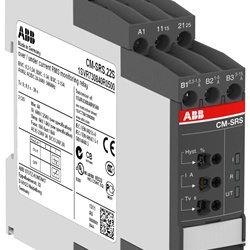 Relè monitoraggio corrente CM-SRS.21S 2 contatti 1A 220-240V AC per controllo sovra/sottocorrente industriale e civile