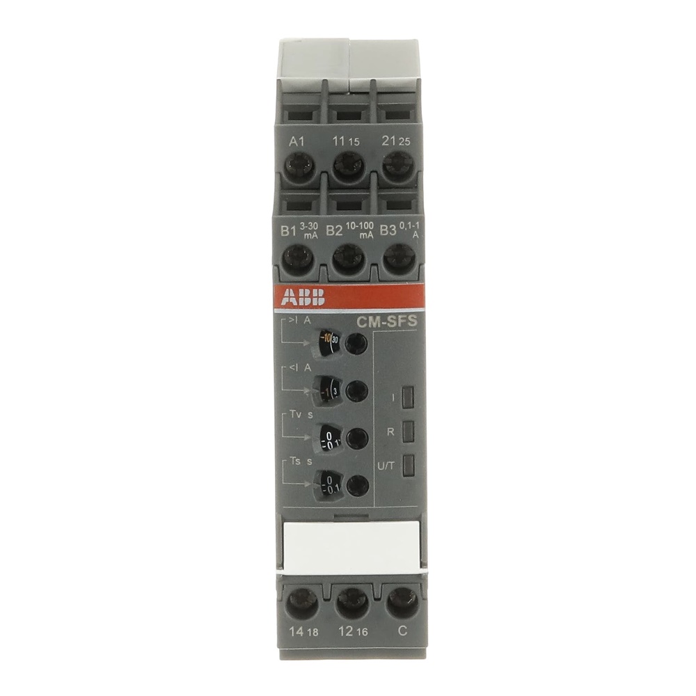 Relè monitoraggio corrente 2 contatti 3mA-1A 24-240V AC/DC controllo protezione impianti elettrici residenziali industriali