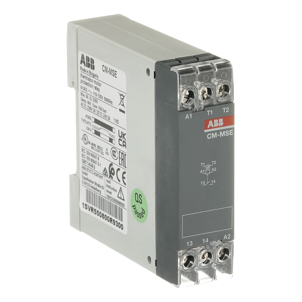 Rele protezione PTC 1NA 110-130V AC monitoraggio temperatura motori industriali