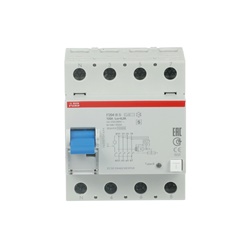 Interruttore Differenziale F204 B 4P 125A 300mA Protezione Corrente Residua Tipo B