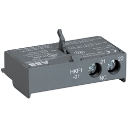 Contatto ausiliario HKF1-01 1NC montaggio frontale per interruttori motore manuali MS116 MS132 MS165