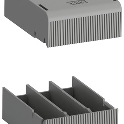 Calotta protezione KA165 per terminali MS165/MO165, IP20, uso elettrico industriale