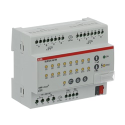 DLR/S8.16.1M Regolatore luci DALI 8 canali controllo manuale per illuminazione KNX