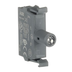 Blocco LED integrato 48VAC illuminazione bianca montaggio frontale per applicazioni elettriche