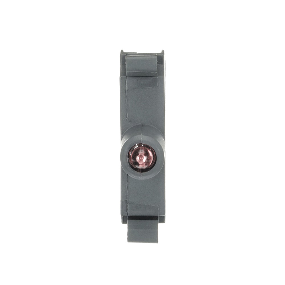 Blocco LED integrato rosso 110-130V montaggio frontale per applicazioni elettriche professionali