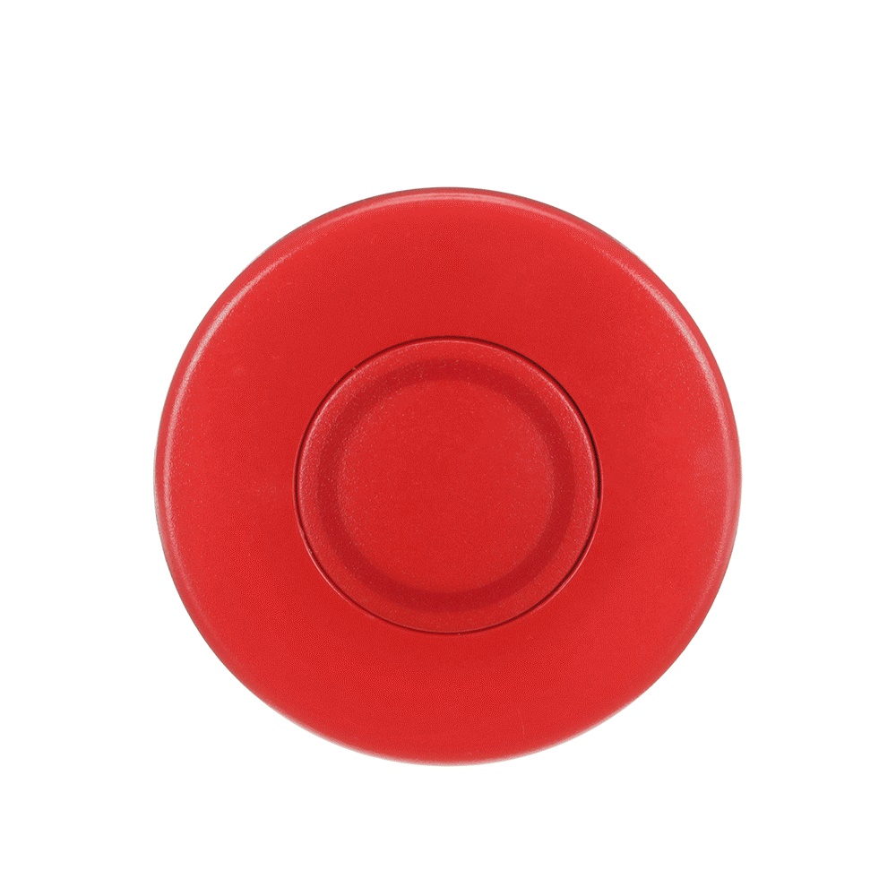 Pulsante emergenza MPMP4-10R fungo 60mm rosso resistenza 10 kOhm uso industriale e civile