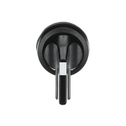 Selector switch 2 posizioni mantenuto maniglia lunga nero plastica per controllo impianti elettrici residenziali industriali