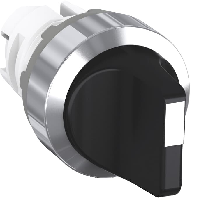 Selector Switch 2 posizioni leva corta nera mantenuto per controllo circuiti elettrici residenziali e industriali