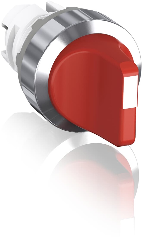 Selector Switch M3SS1-30R 3 posizioni leva corta rossa non illuminato per impianti elettrici residenziali e commerciali