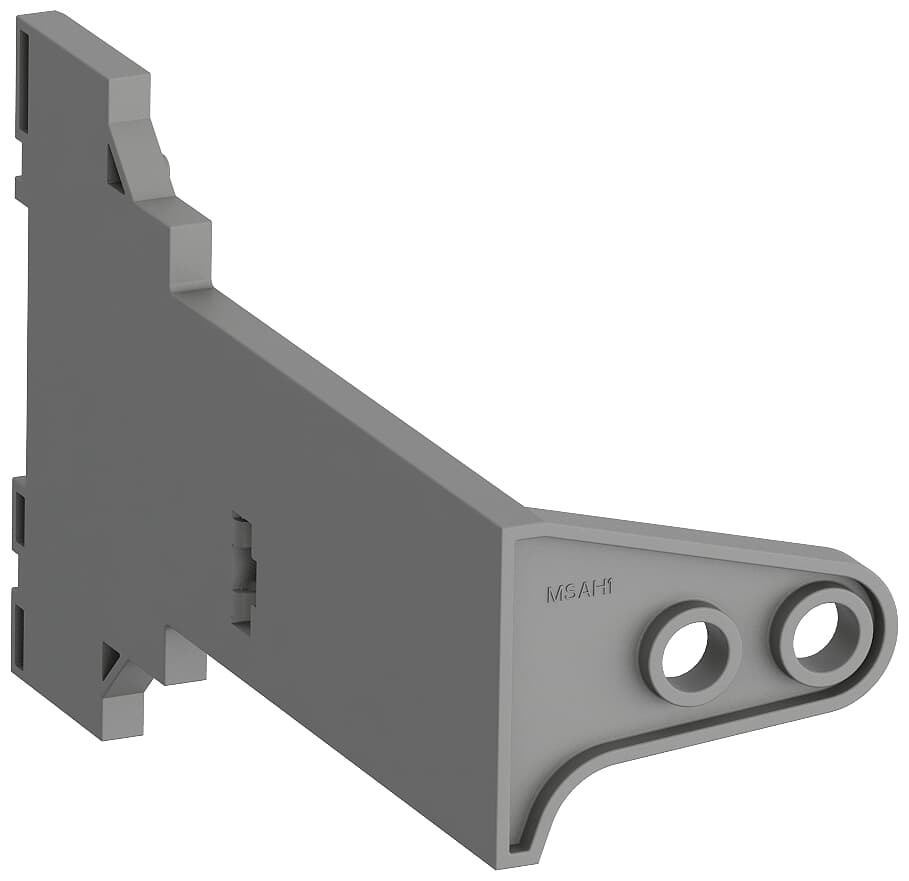 Supporto asta MSAH1 per interruttori manuali MS116 MS132 fissaggio sicuro quadro elettrico