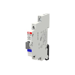 Pulsante luminoso 16A 1NA LED blu 12-48V DC per impianti industriali e civili