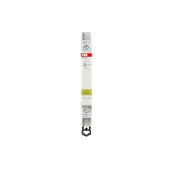 Spia LED segnalazione 16A gialla 110-220V CC per impianti elettrici industriali e civili