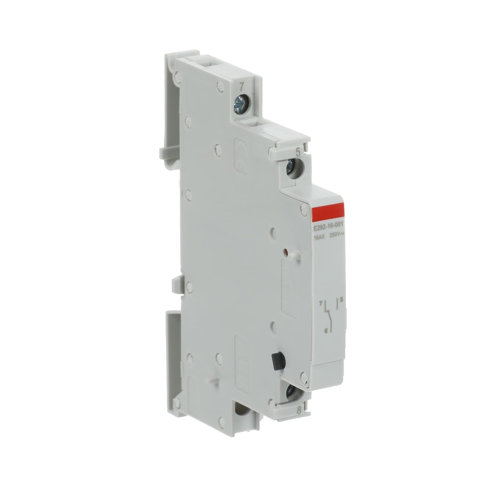 Modulo contatti principali E292-16-001 relè bistabile 16A controllo illuminazione residenziale e industriale
