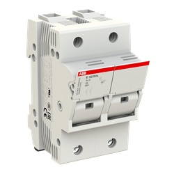 Portafusibile 2 poli E 92/50S con LED per fusibili cilindrici 50-125A protezione sovraccarico e corto circuito