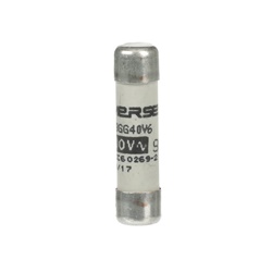 Fusibile cilindrico tipo GG 8,5x31,5 mm 6A protezione circuiti elettrici