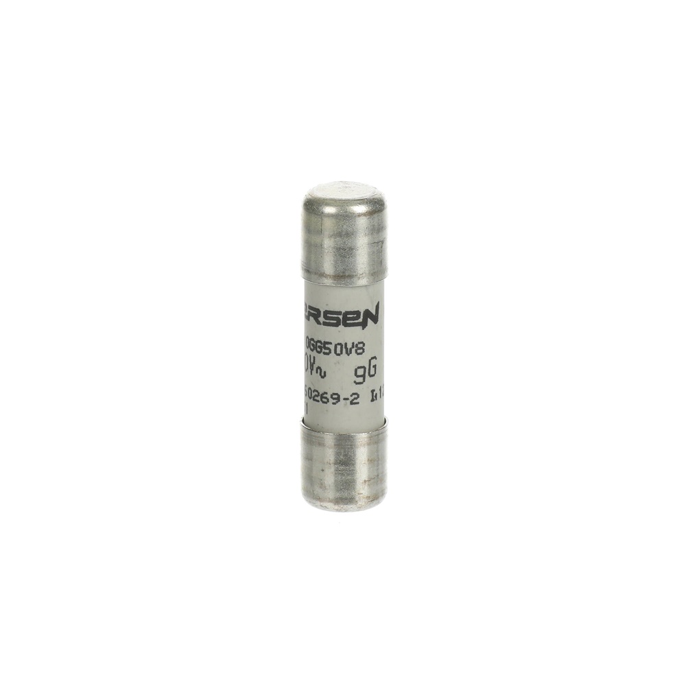 Fusibile cilindrico E 9F10 GG8 10,3x38 mm 8A protezione circuiti elettrici