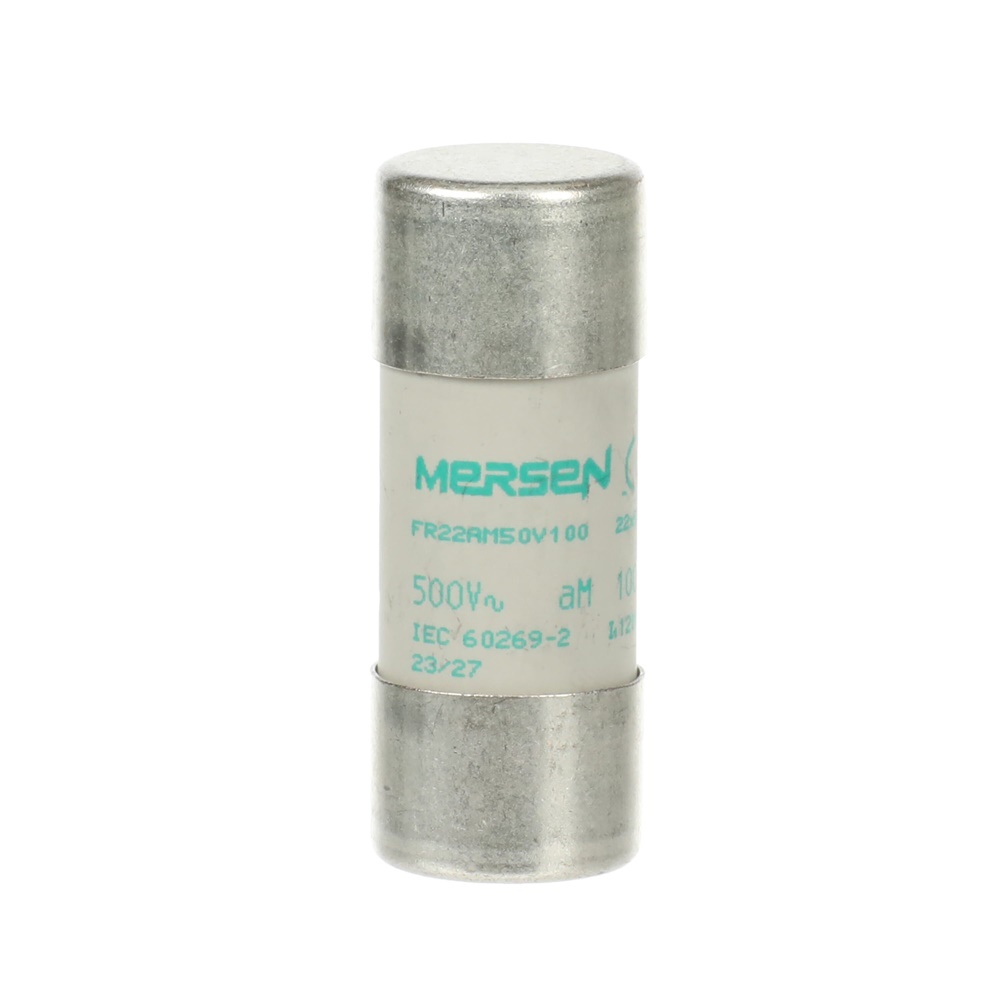 Fusibile AM 22x58 mm 100 A protezione motori impianti industriali