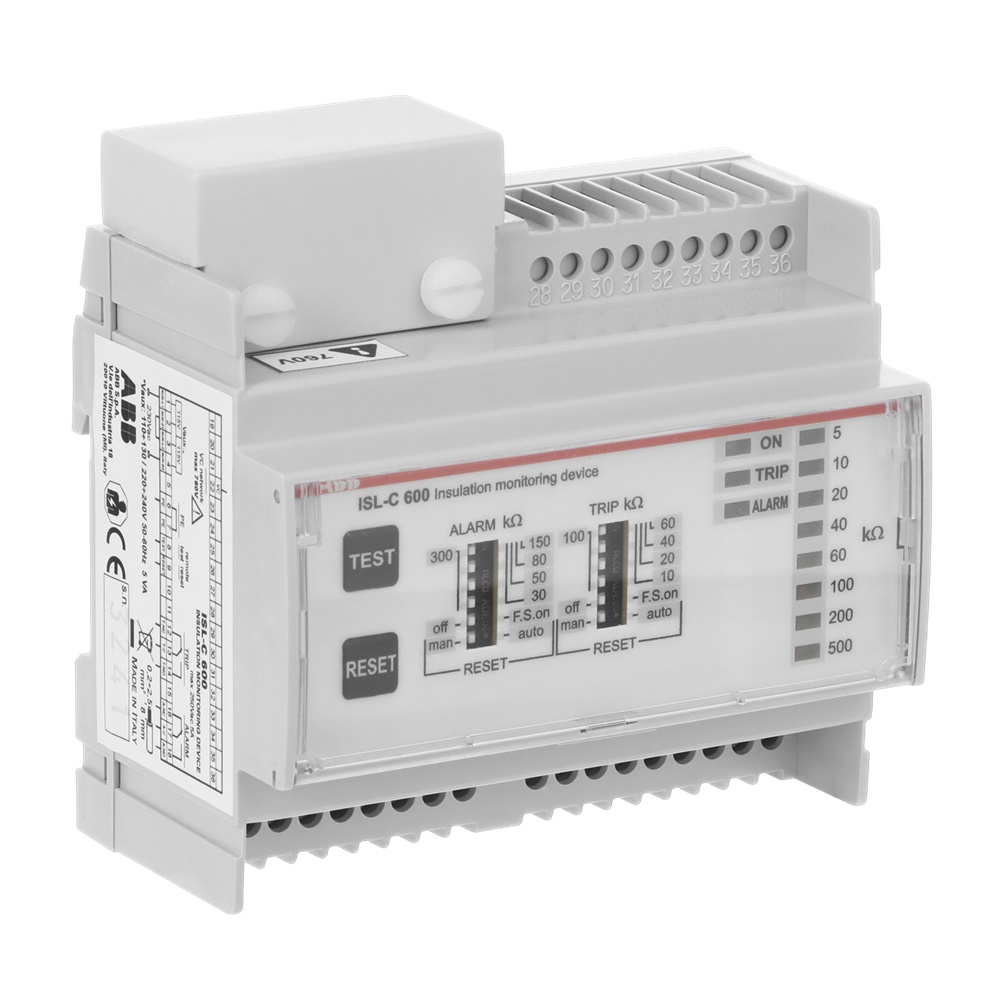 Monitor isolamento ISL-C 600 dispositivo controllo sicurezza impianti elettrici AC industriale e civile