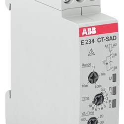 Rele temporizzatore CT-SAD.22 star-delta 2n/o 24-48VDC 24-240VAC controllo tempi impianti elettrici industriali