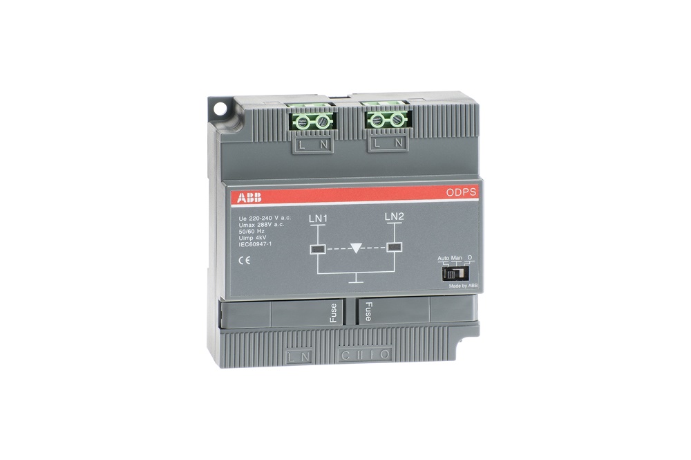 ODPS230 alimentatore dual power protezione sovratensioni impianti elettrici civili industriali