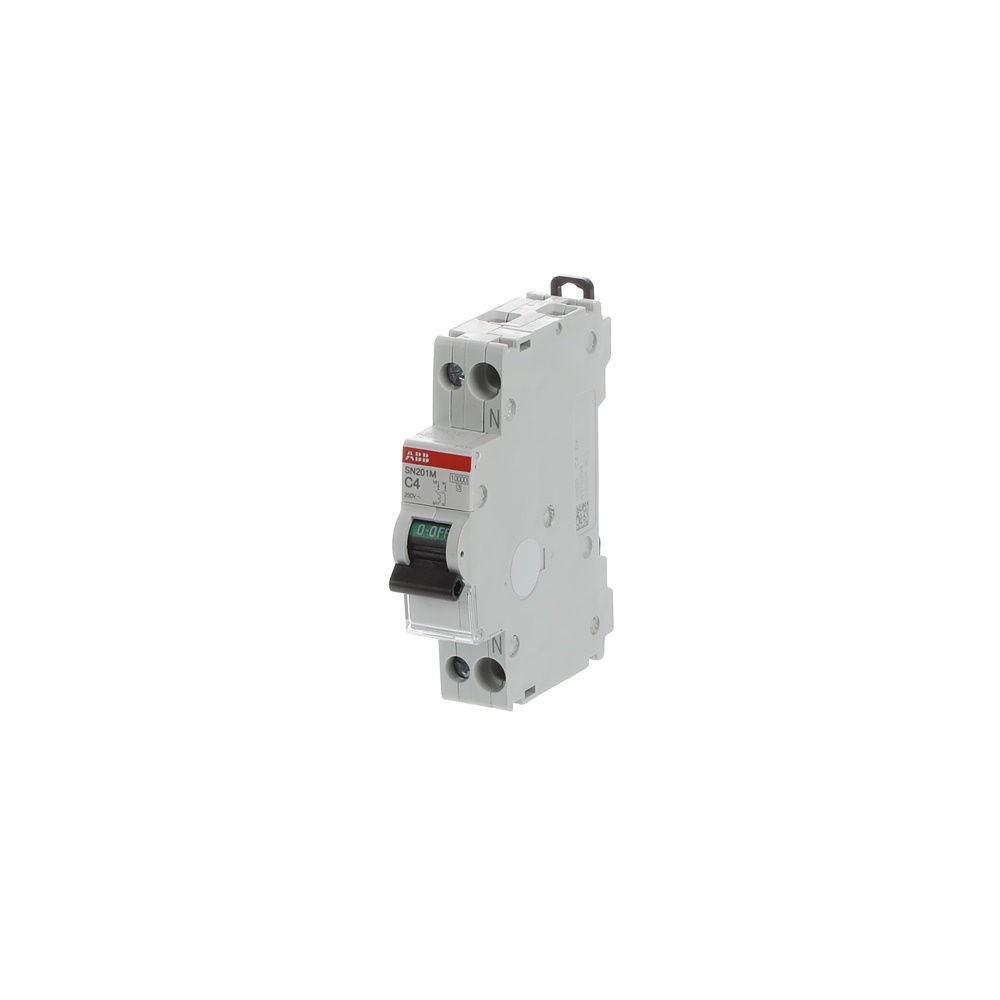 Interruttore automatico magnetotermico SN201M 1P+N 4A curva C 10kA 230V protezione circuiti