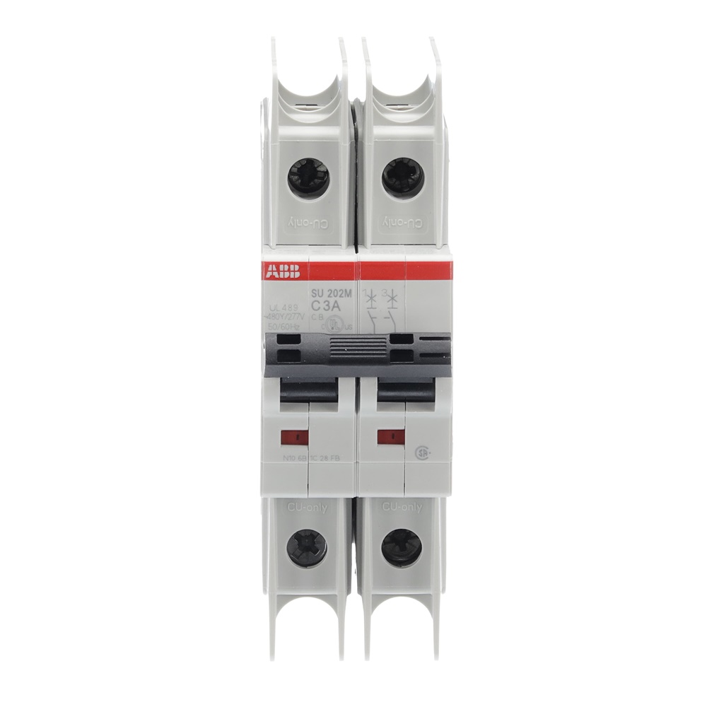 Interruttore Automatico Miniatura SU202M 2P 3A C-Char 400V AC 11.2kA UL489