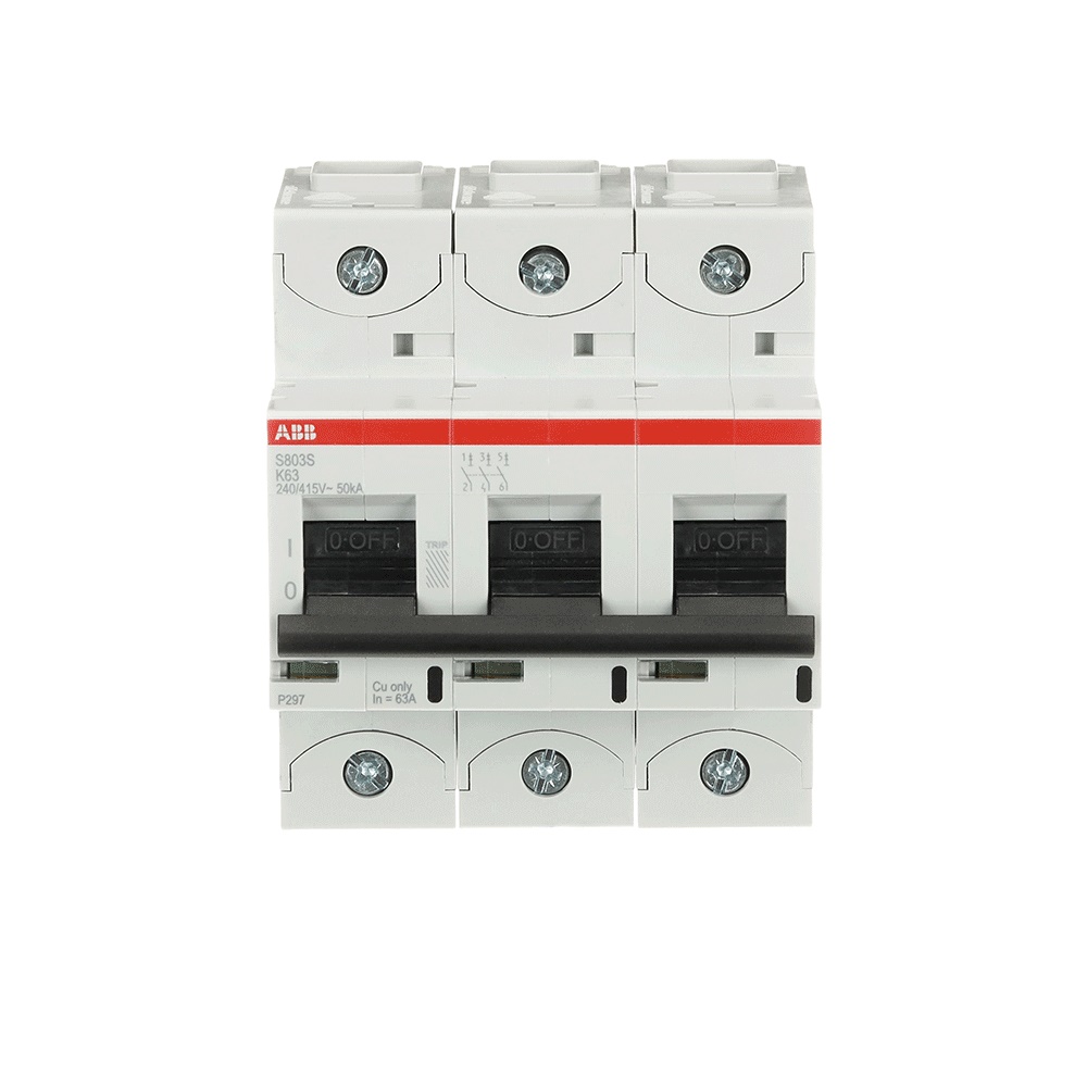 Interruttore automatico 3 poli K63 63A 50kA 400/690V uso residenziale industriale
