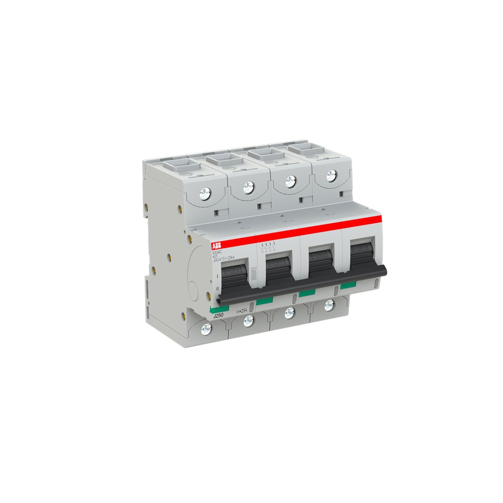 Interruttore automatico 4 poli S804S-K25 25A caratteristica K uso residenziale industriale