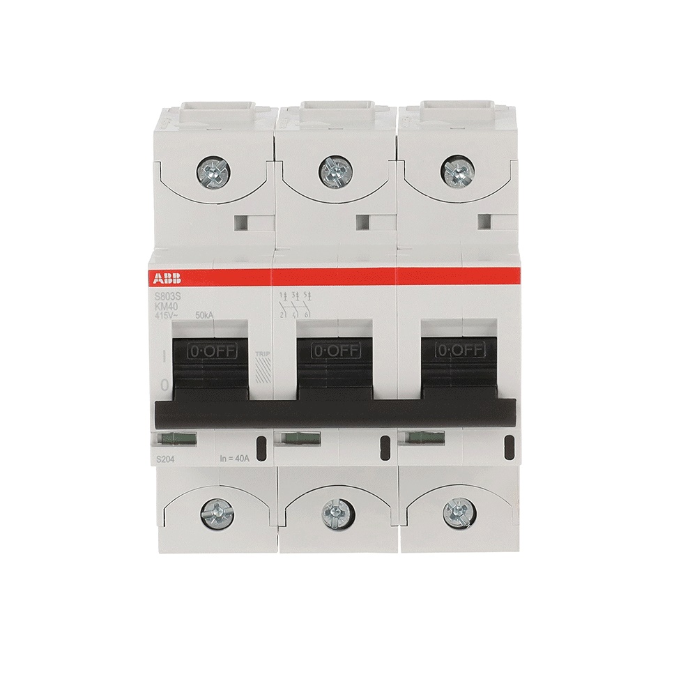 Interruttore automatico miniaturizzato 3 poli KM 40A 50kA alta prestazione ELS120222