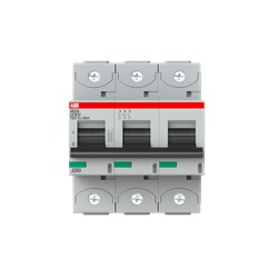 Interruttore automatico miniatura 3 poli 32A caratteristica B alta performance 50kA 250VDC