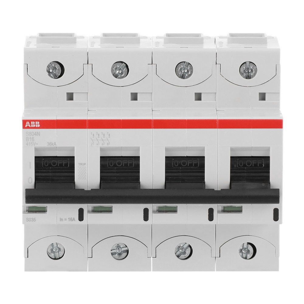 Interruttore automatico 4 poli B16 16A alta prestazione uso residenziale industriale
