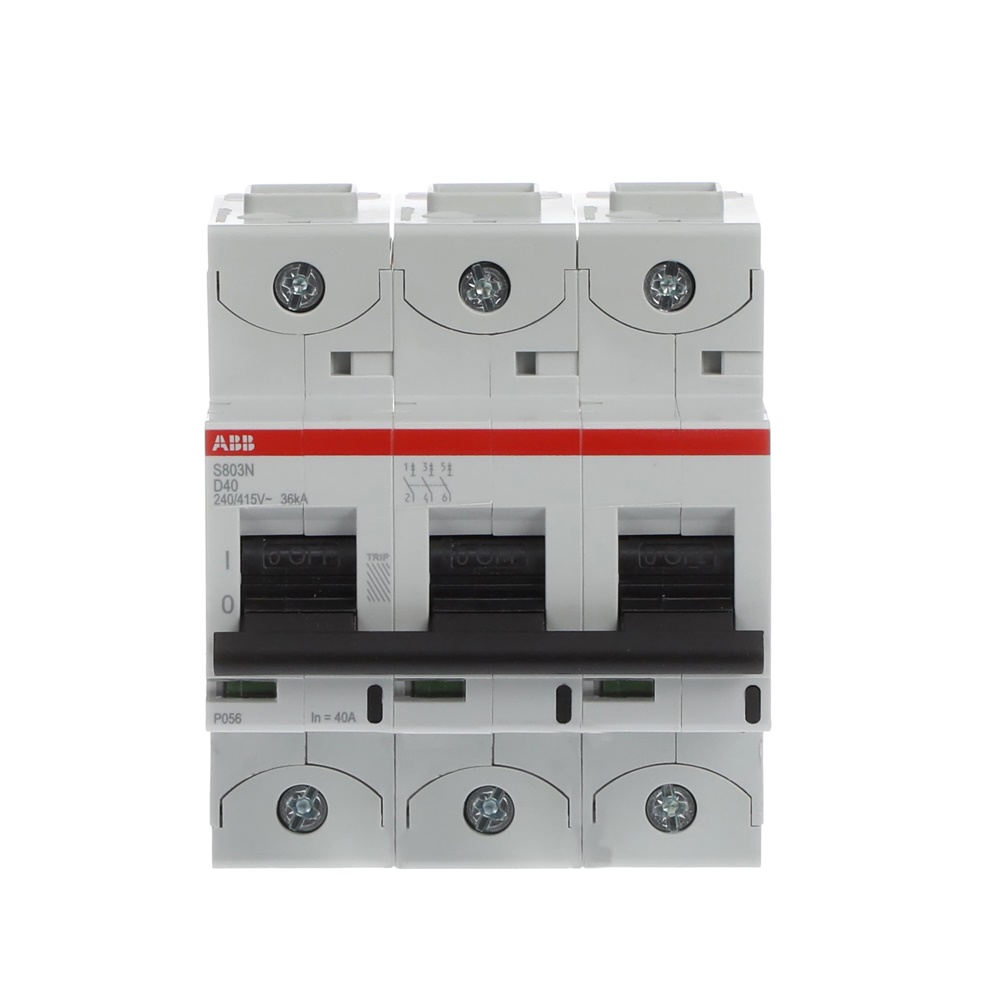 Interruttore automatico 3 poli S803N-D40 40A D-Characteristic alta prestazione uso residenziale industriale