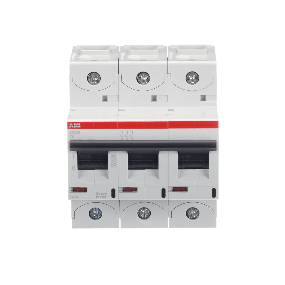 Interruttore automatico 3 poli S803S-C6 6A C-caratteristica alta prestazione industriale