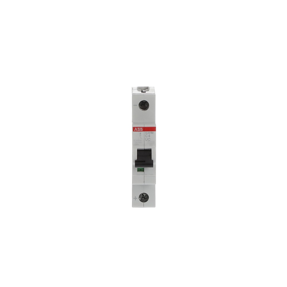 Interruttore automatico modulare S200MUC 1P 4A curva C per applicazioni AC e DC