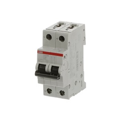 Interruttore magnetotermico S200MUC 2 poli 4A curva C per applicazioni AC/DC