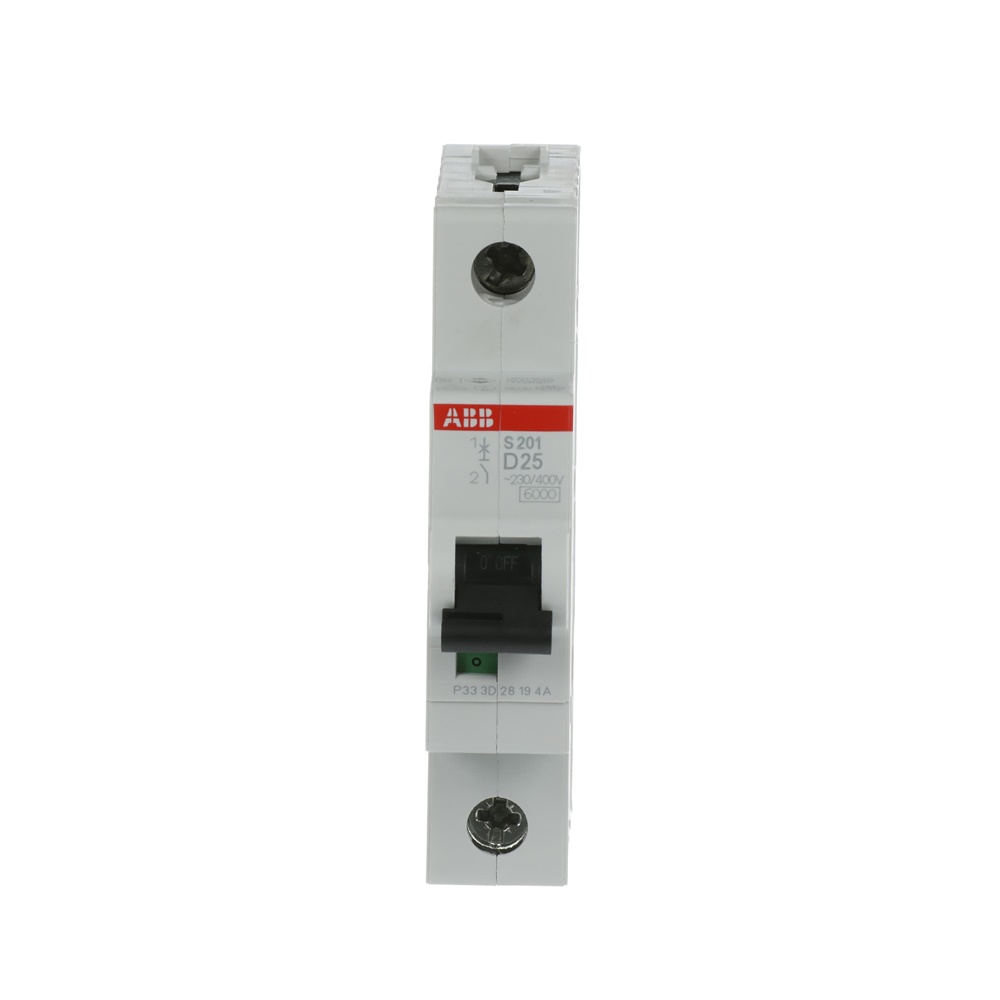 Interruttore automatico miniatura S200 1P 25A caratteristica D 6kA uso residenziale commerciale industriale
