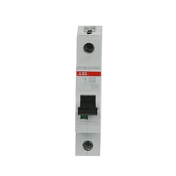 Interruttore automatico miniatura S200 1P 25A caratteristica D 6kA uso residenziale commerciale industriale