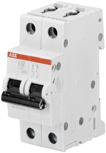 3A D 2P 6kA interruttore magnetotermico ABB