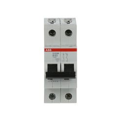 Interruttore Automatico Miniature S200M 2P 63A Caratteristica B 10kA Uso Residenziale e Industriale