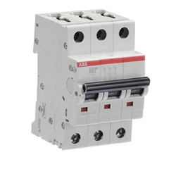 Interruttore Automatico Miniatura S200M 3P 63A Caratteristica B 10kA Uso Residenziale Industriale