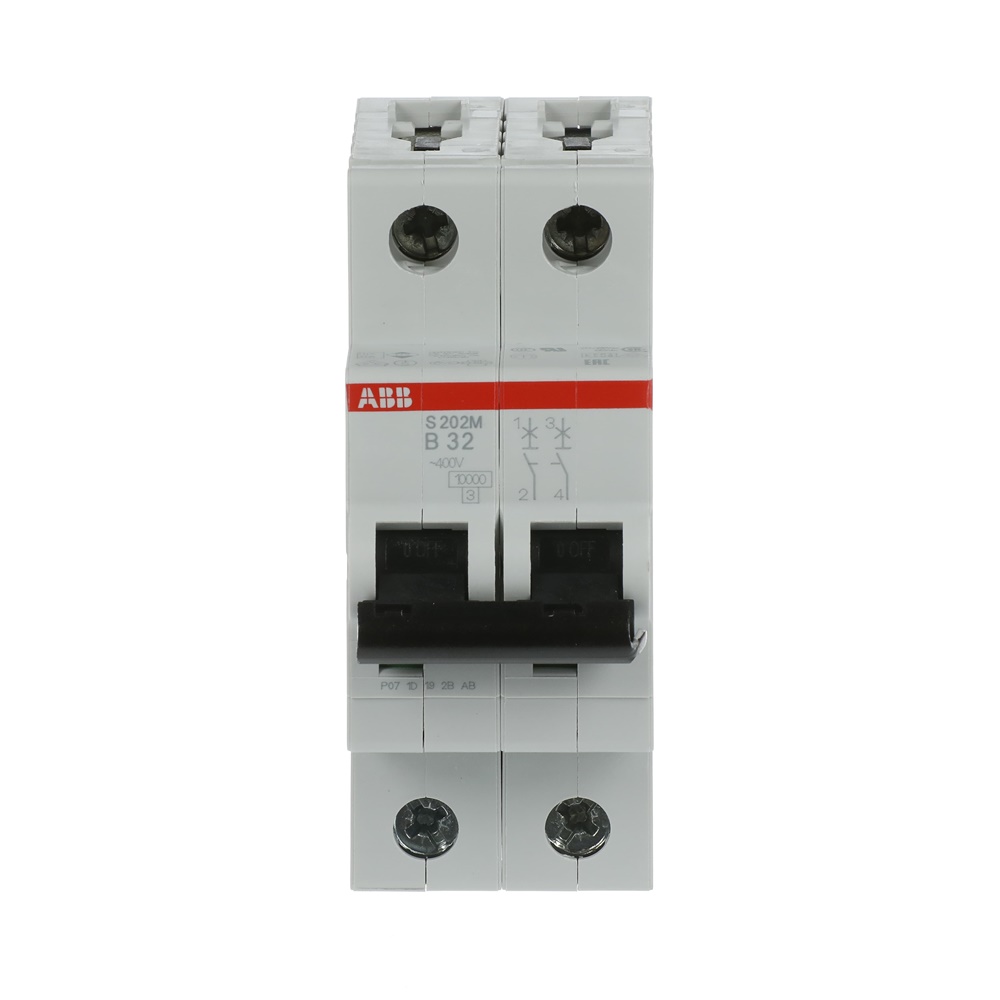 Interruttore Automatico Miniatura S200M 2P 32A B 10kA Uso Residenziale e Industriale