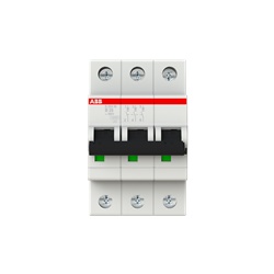 Interruttore automatico Miniature Circuit Breaker S200M 3 poli 25A caratteristica B 10 kA uso residenziale commerciale industriale