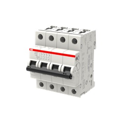 Interruttore Automatico Miniatura S200M 4 Poli 13A Caratteristica B 10kA AC uso Residenziale e Industriale